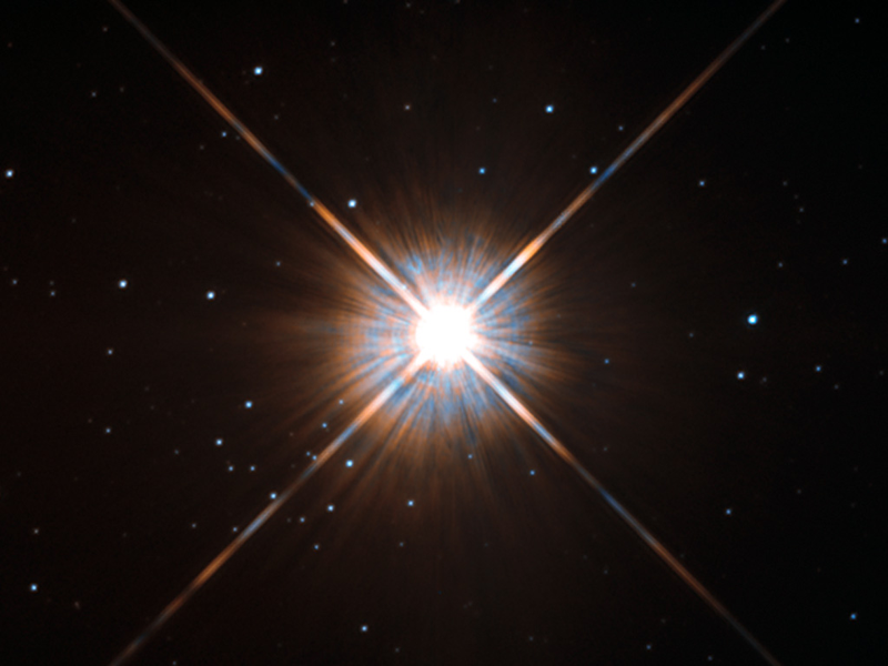Illustration for article titled Our nearest stellar neighbor like you've never seen it before